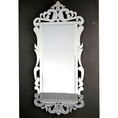 Ornate Vintage Carved Wall Mirror